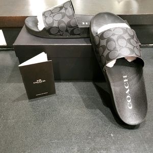 COACH FLOPS SIGNATURE CANVAS (serial #FG2402)